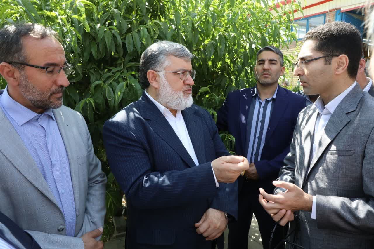 بازدید استاندار آذربایجان غربی از واحدهای تولیدی و صنعتی شهرستان میاندوآب + تصاویر