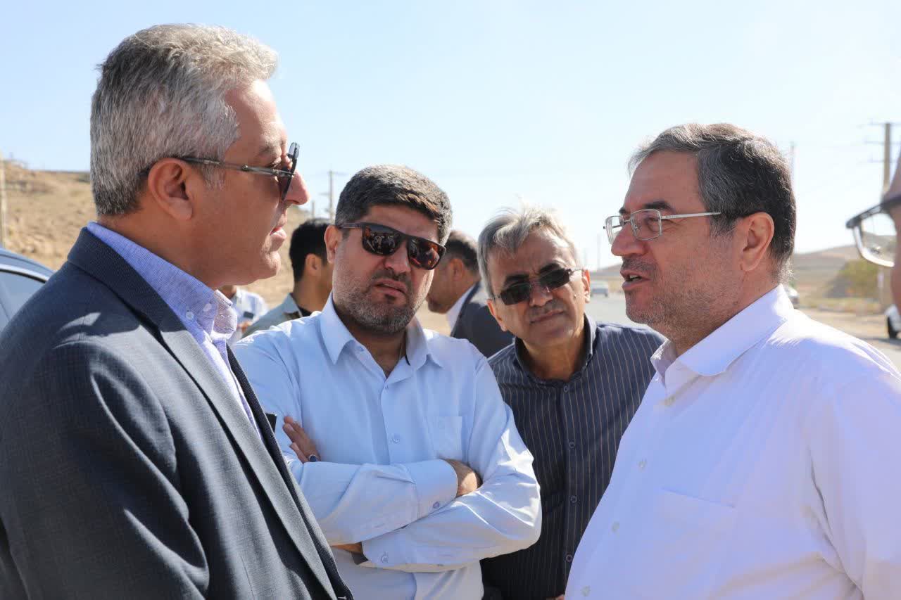 بازدید استاندار آذربایجانغربی از پروژه ساماندهی خروجی میاندوآب به سمت شاهیندژ + تصاویر