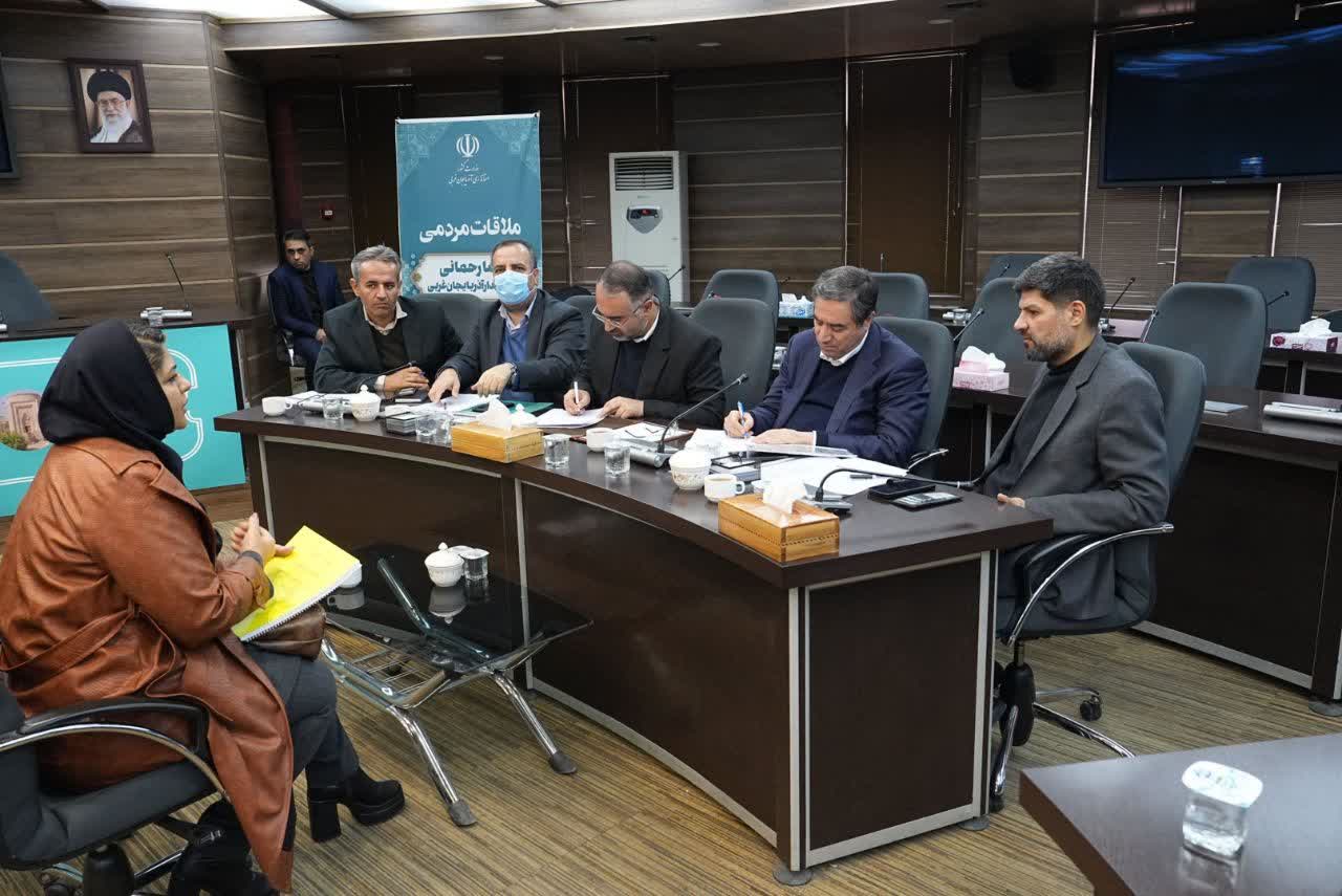 برگزاری ملاقات مردمی استاندار آذربایجان‌غربی + تصاویر