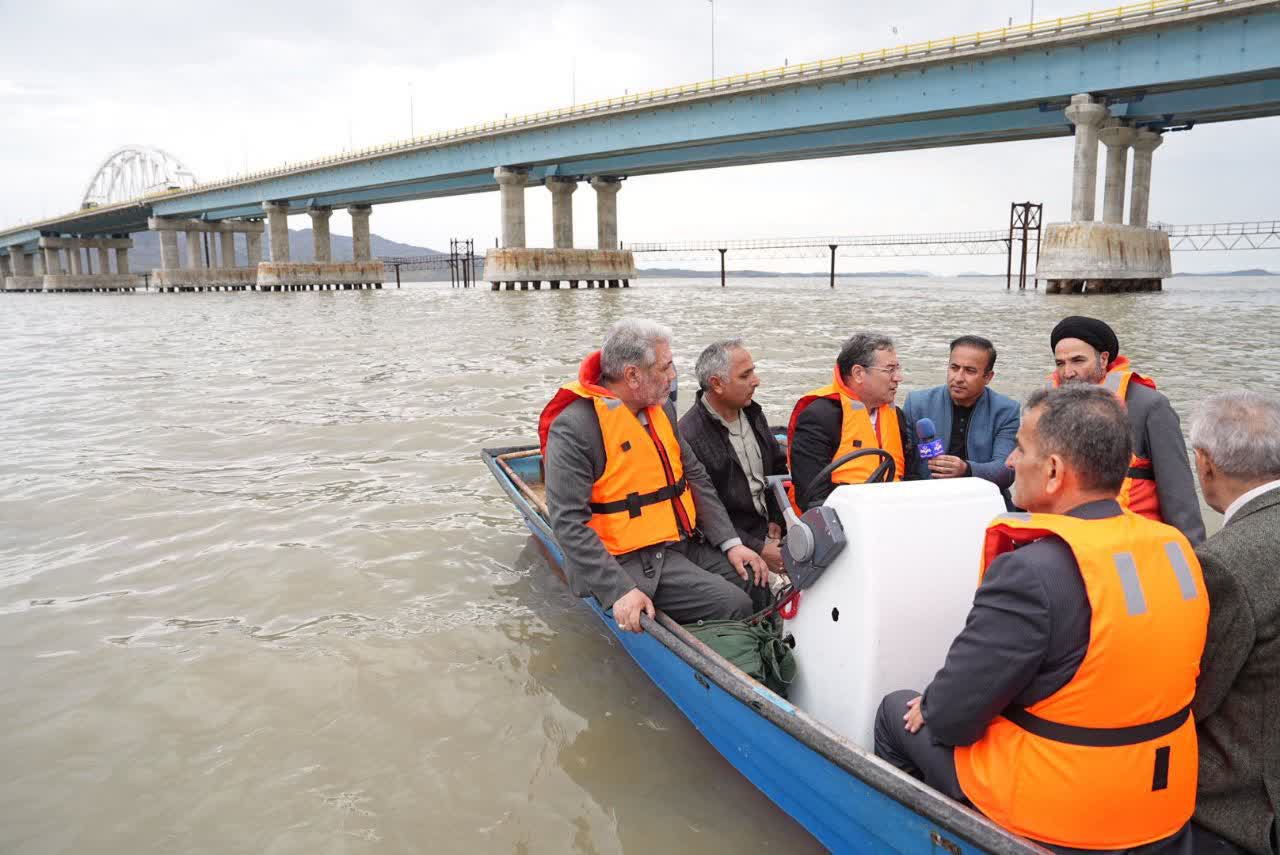 آلبوم تصویری / بازدید معاون رئیس‌جمهور و استاندار آذربایجان‌غربی از دریاچه ارومیه
