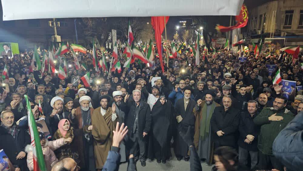 برگزاری آیین شهادت حضرت امام خامنه‌ای در ارومیه + تصاویر