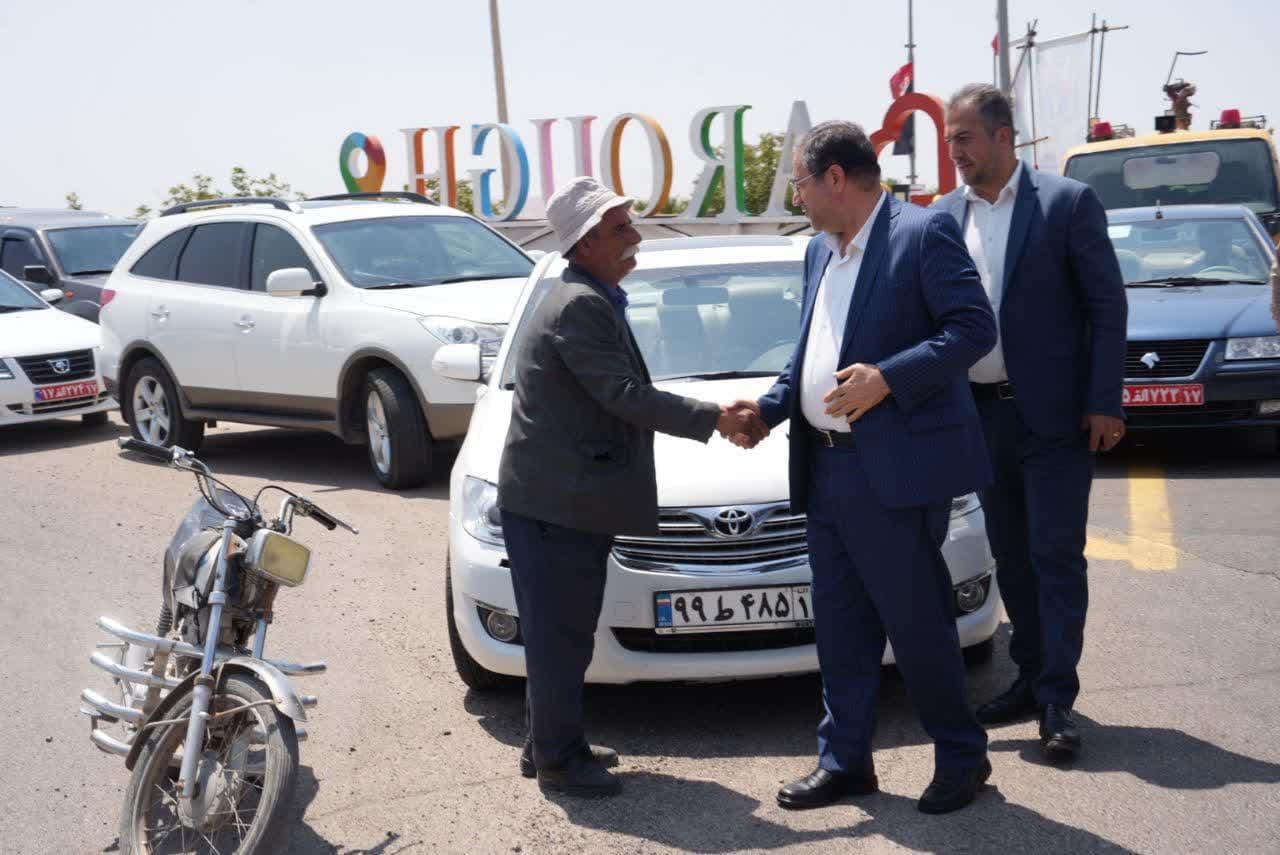 آغاز سفر استاندار آذربایجانغربی به شهرستان باروق + تصاویر