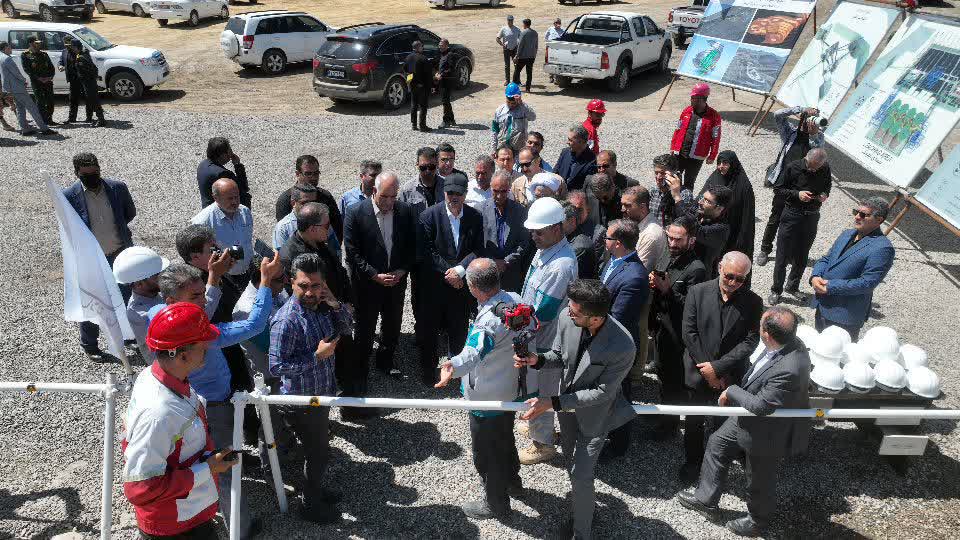 بازدید استاندار آذربایجانغربی از مجتمع معدنی شهدای آذربایجان در چالدران + تصاویر