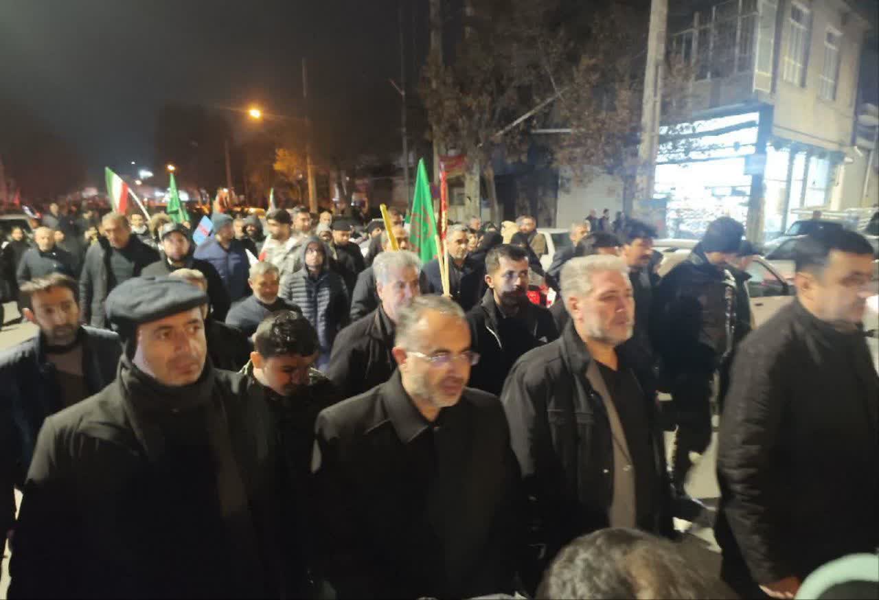 برگزاری آیین شهادت حضرت امام خامنه‌ای در ارومیه + تصاویر