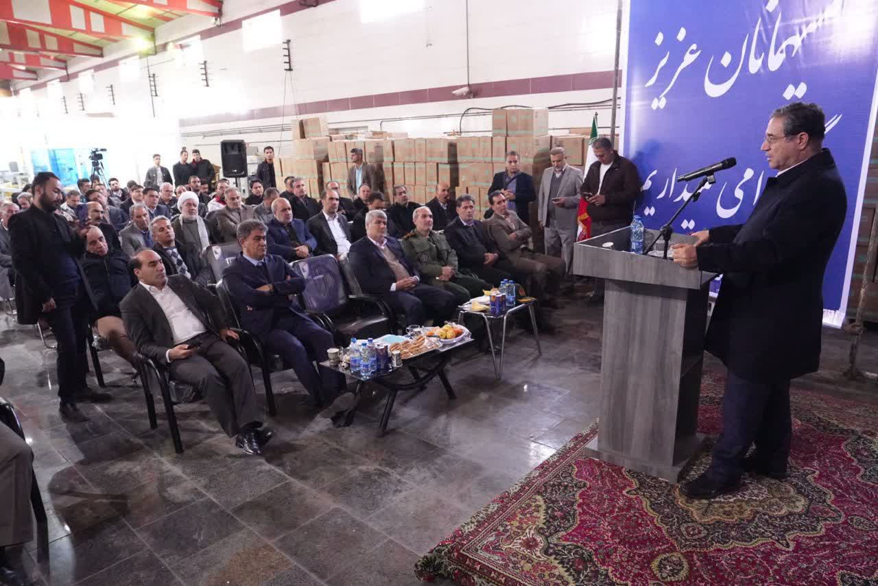 برگزاری آیین افتتاح واحد تولید دستمال مرطوب در چایپاره + تصاویر