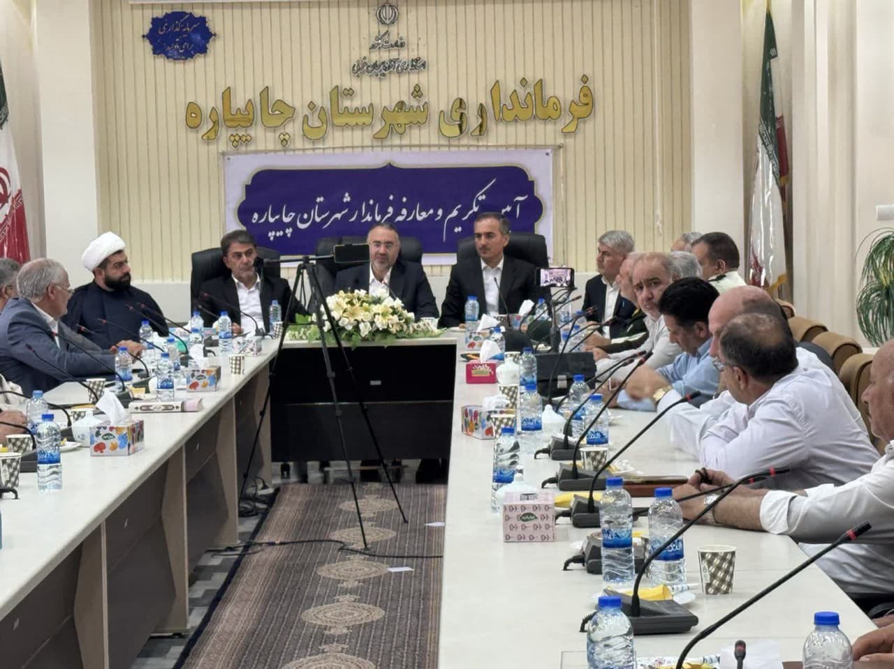 برگزاری آیین تودیع و معارفه فرماندار شهرستان چایپاره + تصاویر