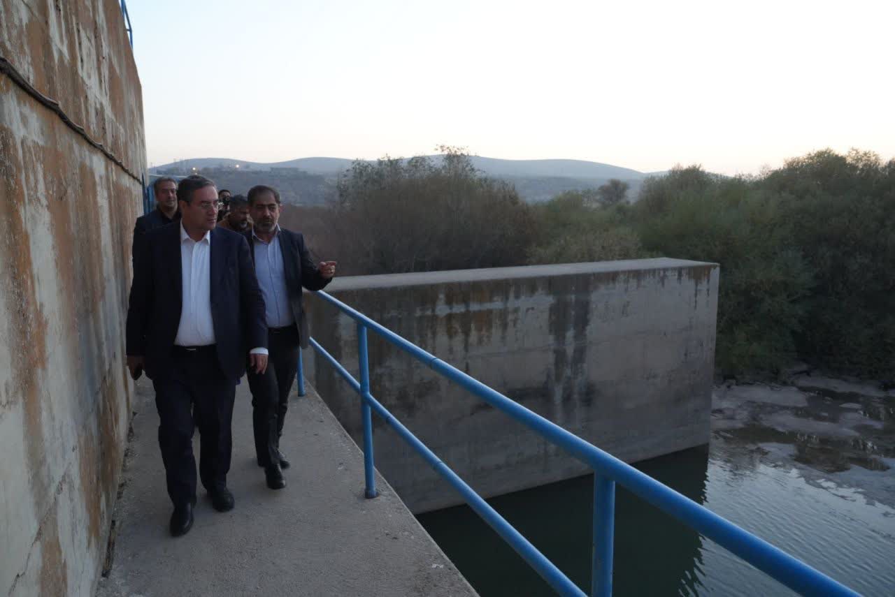 بازدید استاندار آذربایجانغربی از سد نوروزلو در میاندوآب + تصاویر