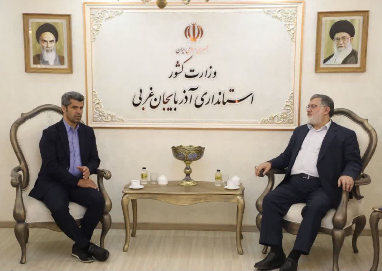 دیدار رئیس فدراسیون تکواندوی جمهوری اسلامی ایران با استاندار آذربایجانغربی + تصاویر