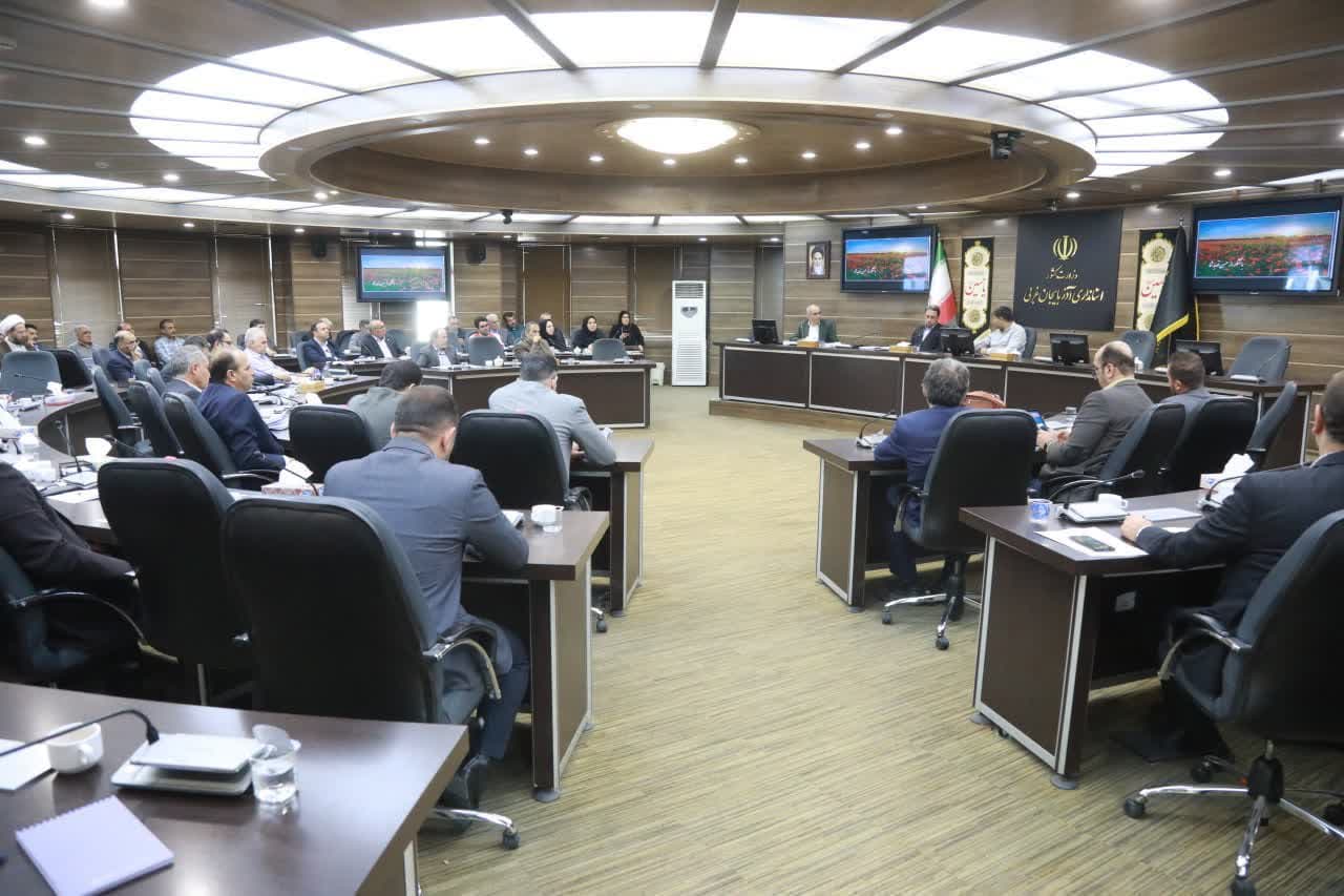 برگزاری جلسه هماهنگی تأمین مالی پروژههای عمرانی در آذربایجانغربی + تصاویر