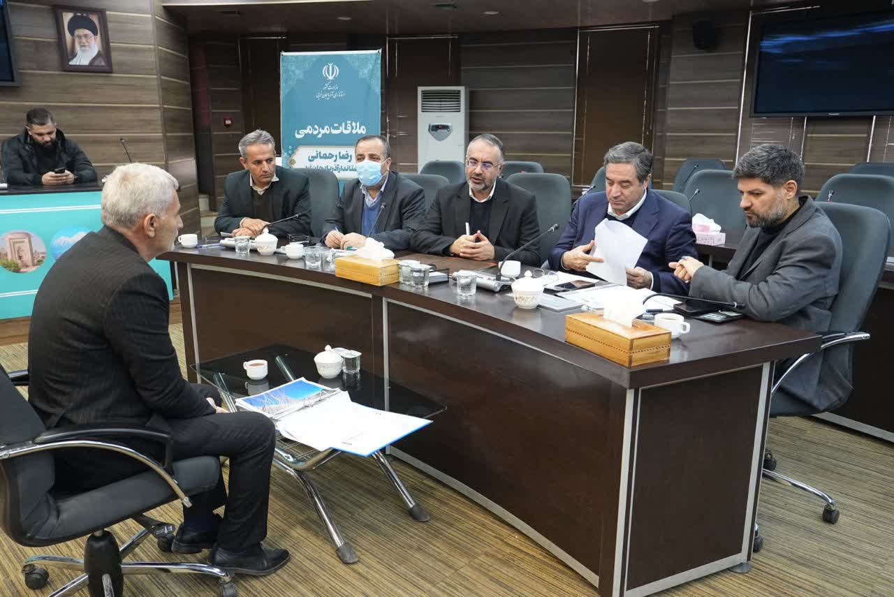 برگزاری ملاقات مردمی استاندار آذربایجان‌غربی + تصاویر