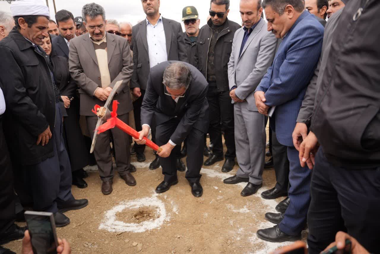 آغاز ساخت دو دهنه پل بر روی سیمینه رود در بوکان + تصاویر
