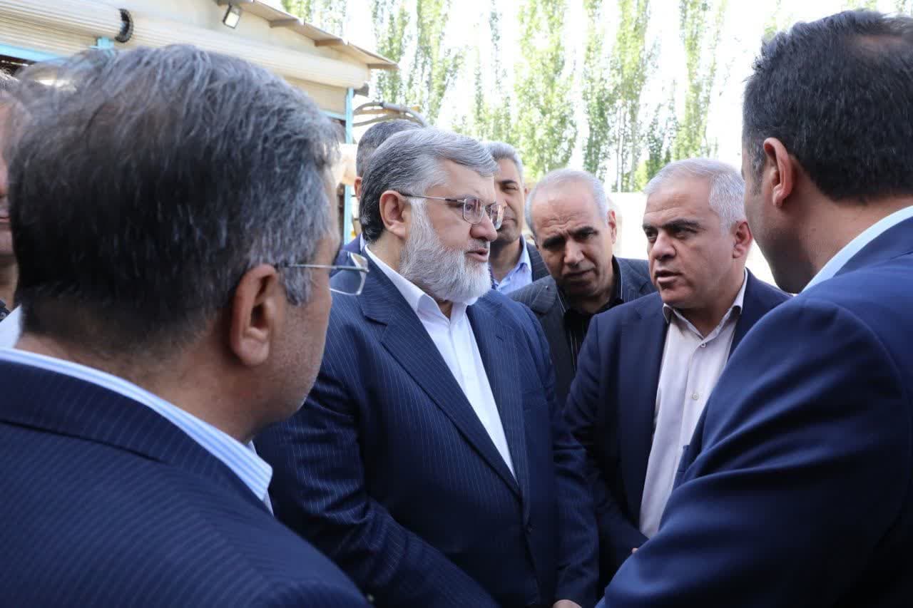 بازدید استاندار آذربایجان غربی از واحدهای تولیدی و صنعتی شهرستان میاندوآب + تصاویر