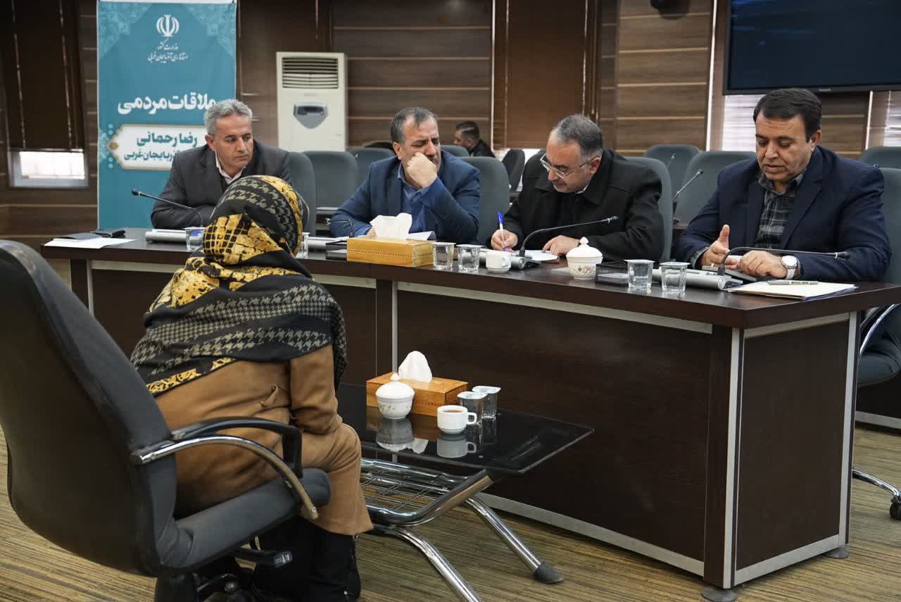 برگزاری ملاقات مردمی مدیران استانداری آذربایجان‌غربی + تصاویر