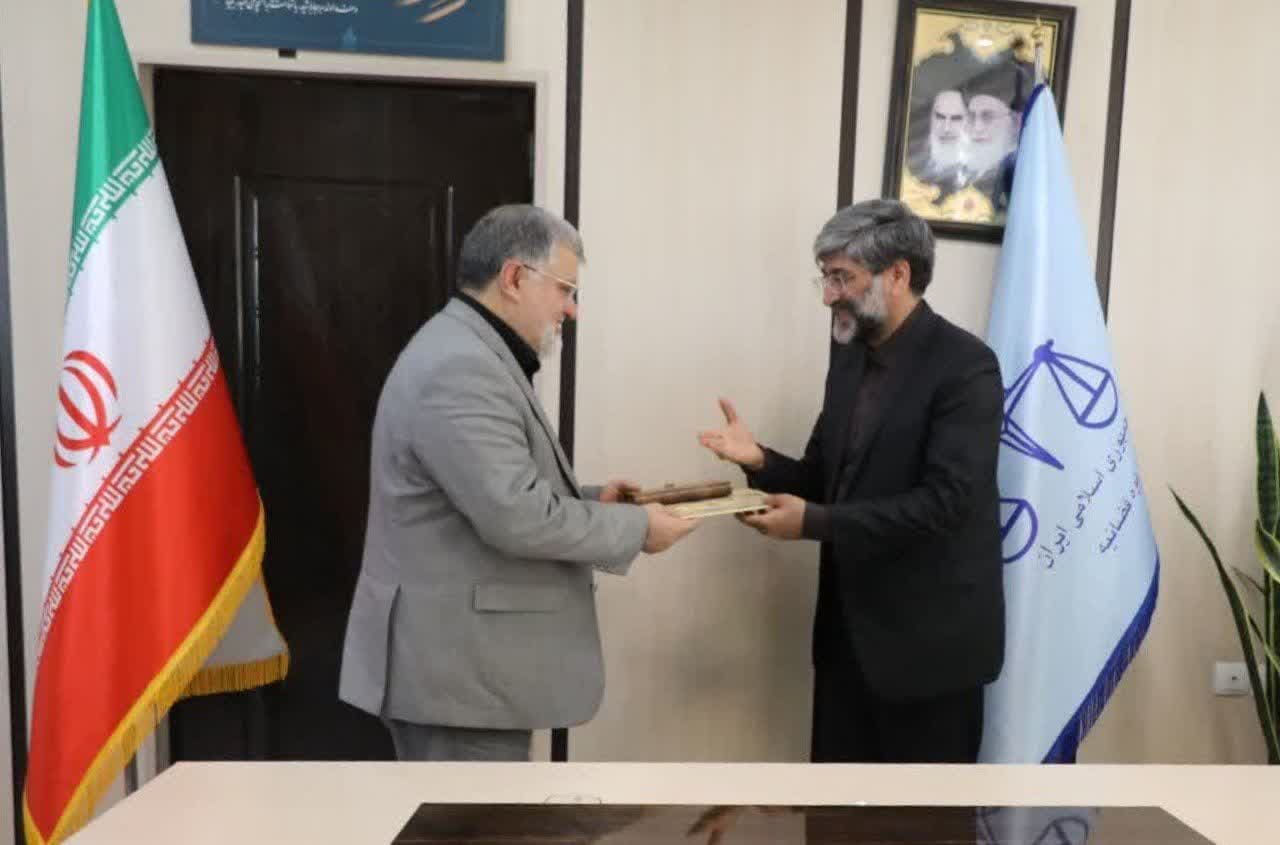آلبوم تصویری / دیدار استاندار آذربایجانغربی با رئیس کل دادگستری استان