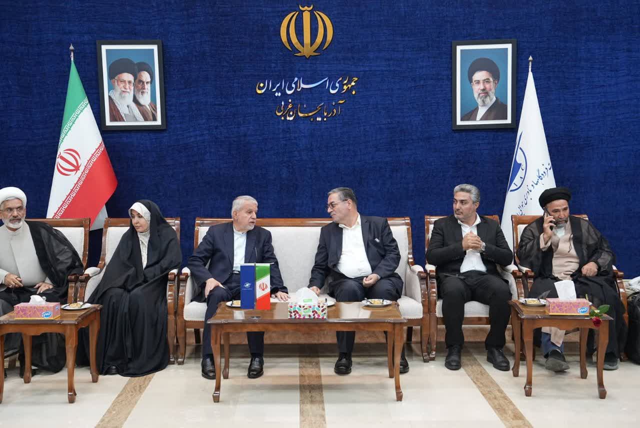 وزیر میراث فرهنگی وارد آذربایجانغربی شد + تصاویر