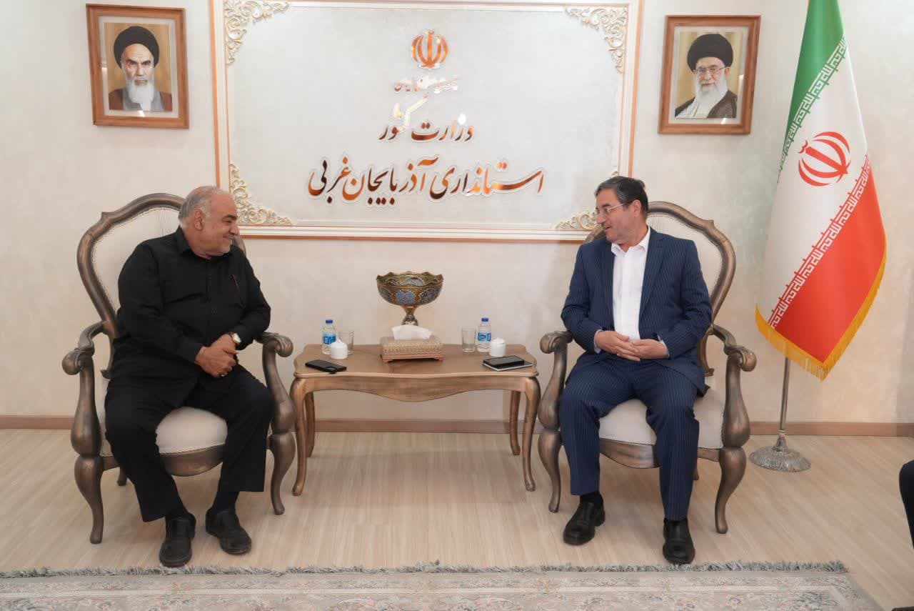 دیدار معاون وزیر راه و مدیرعامل شرکت ساخت و توسعه زیربناهای حملونقل کشور با استاندار آذربایجانغربی